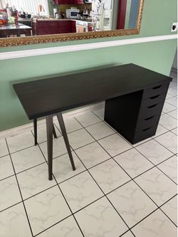 Ikea Computer Desk with Side Drawer