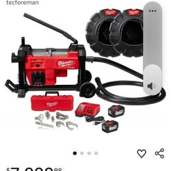 Milwaukee Sectional Drain Cleaning Machine