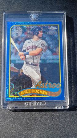 Kyle Tucker Topps Chrome Blue Refractor /150