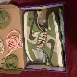 Nike SB Dunk Lows Yuto Horigome Matcha Sz 9.5