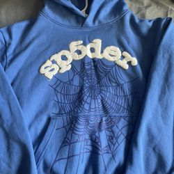 Sp5der Websuit Hoodie Blue