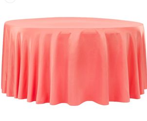 Coral tablecloths