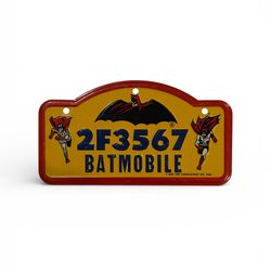 1966 Batman Batmobile license plate