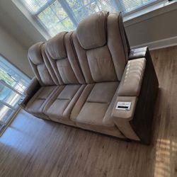 Next-Gen DuraPella Performance Fabric Dual Power Reclining Sofa