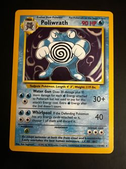 Pokemon - Poliwrath - 13/102 - Holo