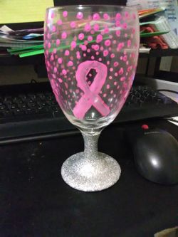Handpainted wine glasses
