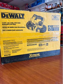 Dewalt new band saw 12v xtreme