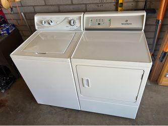 Speed Queen washer and electric dryer