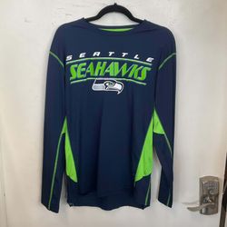 Seattle Seahawks long-sleeve fan shirt/top Size M
