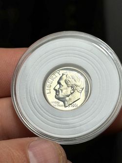 Wow 😮!!  1961 Proof Roosevelt Dime – Brilliant Mirror Finish – Silver 90% – Collector Coin