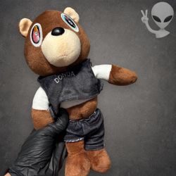 Kanye West Donda Plush Bear Hip Hop Mascot Teddy Bear 10
