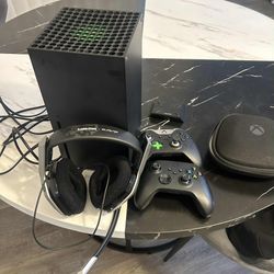 Xbox Series X With Controllers & Headset 