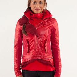 Lululemon Pedal Power red jacket size 4 - like new