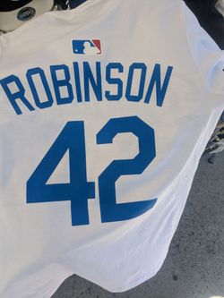 Dodgers Shirts Jackie Robinson White Black
