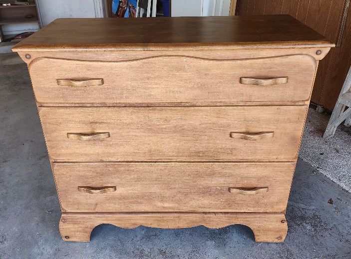 Old Dresser With Mirror 
