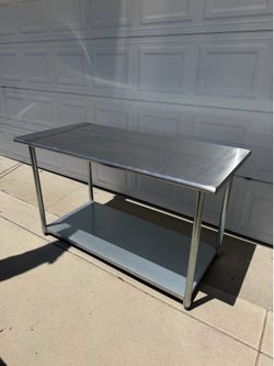 Stainless steel table