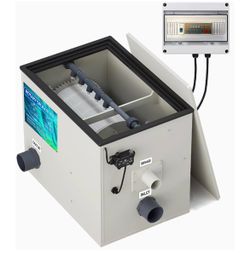 Rotary Drum Filter,Canister Filter,RDF Fully Automatic Water Self-Cleaning Filtration for Koi Pond,Fish Pond,Aquarium,Seedling Cultivation Base,Aquacu