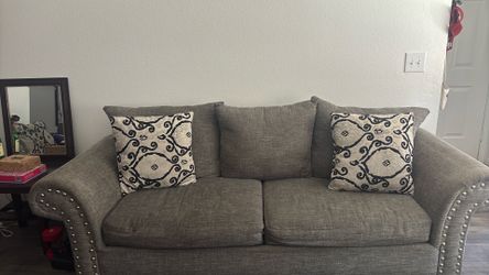 Couches with pillows