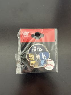 2024 NLDS Los Angeles Dodgers San Diego Padres MLB Postseason Label Pin