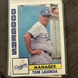 Tommy Lasorda, Baseball Cards