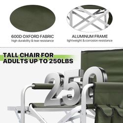 Chair for Vendors & Makeup Artists, 31" Seat Height, 250 lbs 