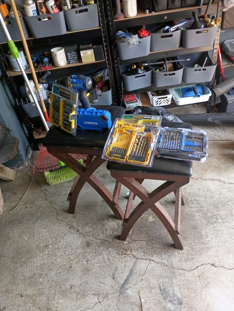You Got A Drill Bit Set And You Got Drill Bits Only I Think I Don't Have The Battery Charger