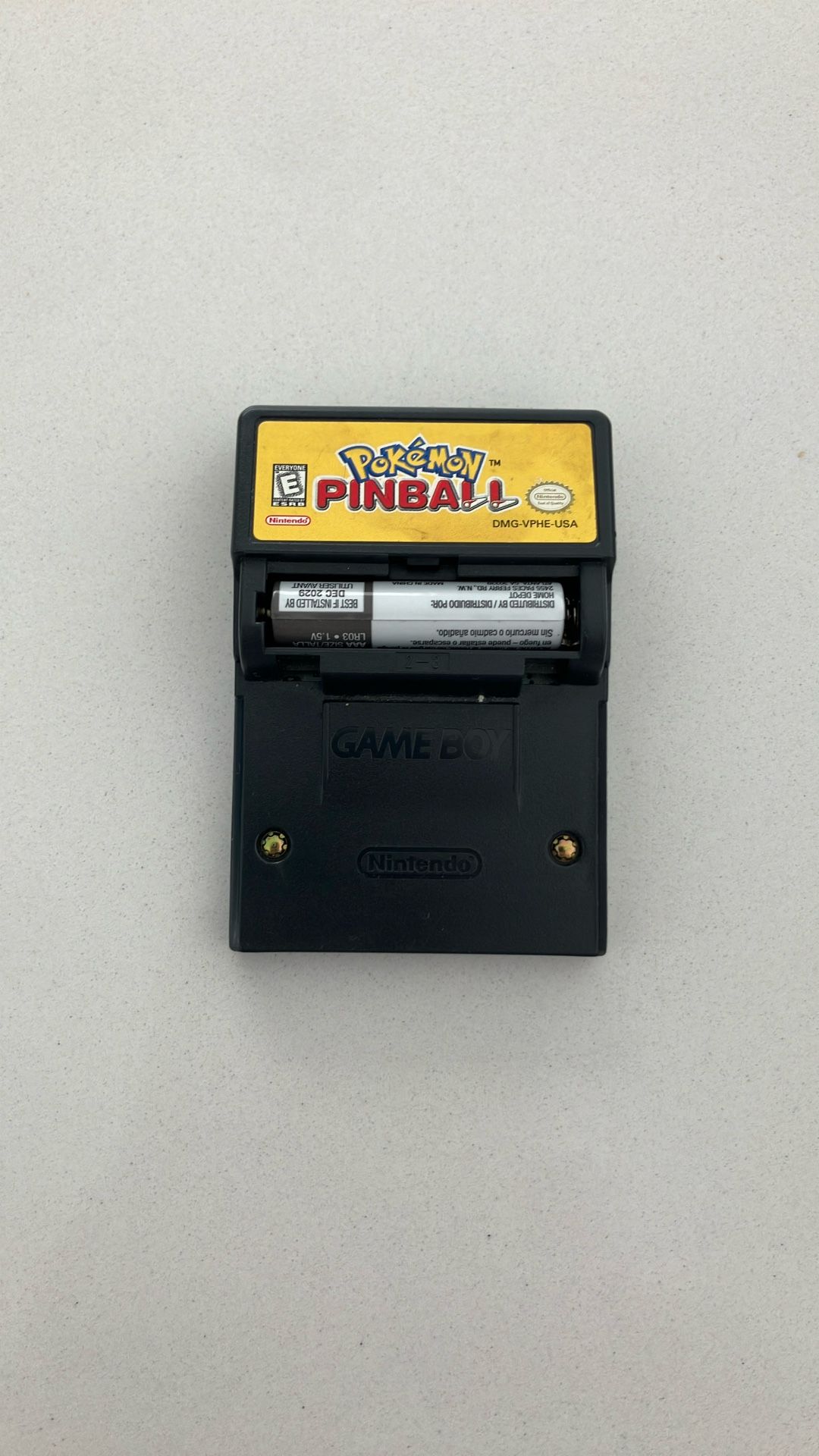 Gameboy Game: Pokemon Pinball/rumble
