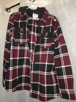 Women’s thick flannel hoodie