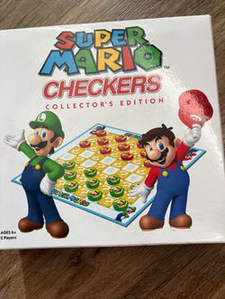 Super Mario Checkers Collector's Edition Board Game
