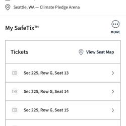 4 Tickets For WNHL Seattle Torent Vs. Minnesota Frost Nov. 28,  2025