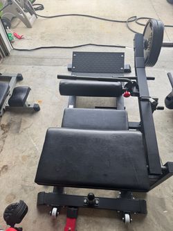 Plate Load Glut Machine