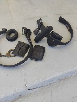 2 security belt's with extras