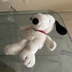 New 12” Vintage Snoopy Peanuts Applause 25 Dog Hand Puppet Plush Stuffed Animal