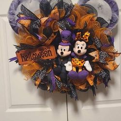 Mickey Halloween Wreath