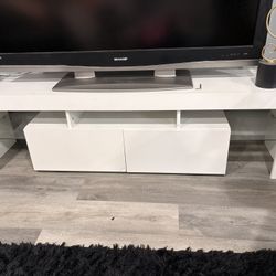 White TV Stand