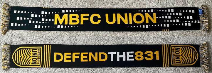 Monterey Bay FC Union Defend The 831 Soccer Scarf