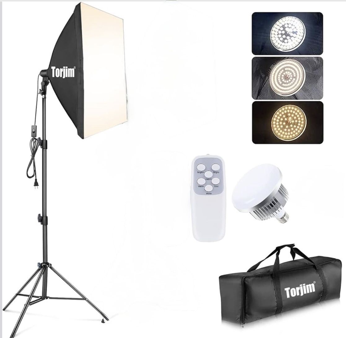 Torjim Softbox Photography Lighting Kit