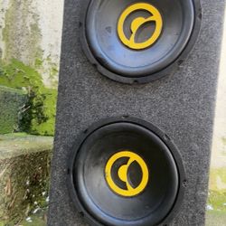 Subwoofer 2 10”in Speakers Dual Connection 