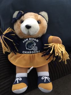 Vintage San Diego Chargers plush bear