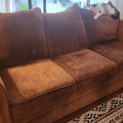Great  SUPER COMFY  brown Sofa