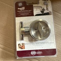 National Hardware 2.125-in Aged brass Pocket  Door Pull