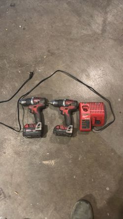 Milwaukee drills and charger