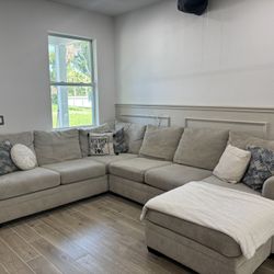 Beige Sectional Sofa