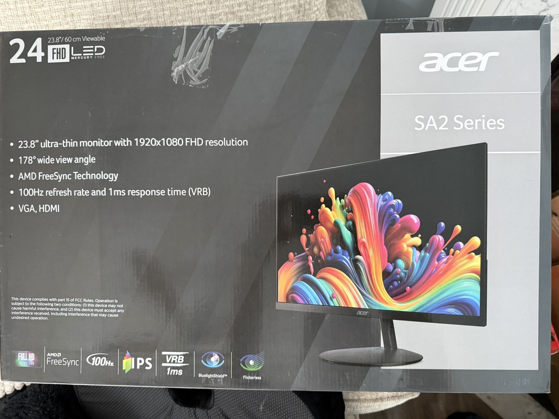 Acer Monitor 24”