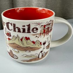 STARBUCKS Been There Series CHILE 2018 Coffee Mug 14 oz Brand, Never Used