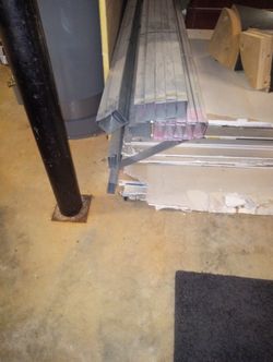 30-- Metal 2x4 Studs And Dry Wall