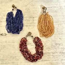 Seed Bead Bracelet Bundle Of 3