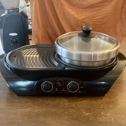 Got Hot Pot with BBQ Grill