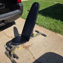 Body gear adjustable weight bench