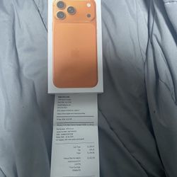 iPhone 17 pro Max Cosmic orange  512 Gb